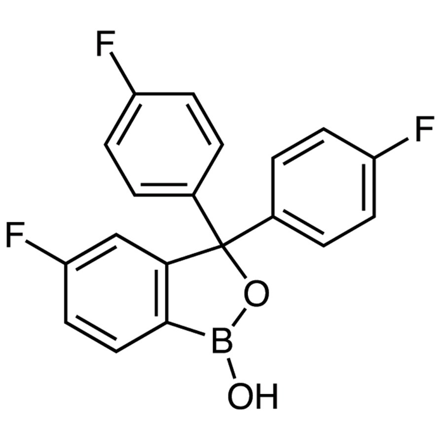 5-Fluoro-3,3-bis(4-fluorophenyl)benzo[c][1,2]oxaborol-1(3H)-ol >98.0%(HPLC) - CAS 2366993-30-6