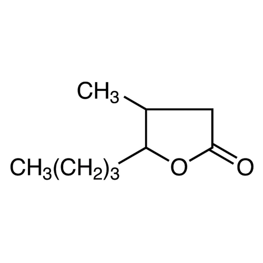 β-Methyl-γ-octanolactone (mixture of isomers) >98.0%(GC) - CAS 39212-23-2