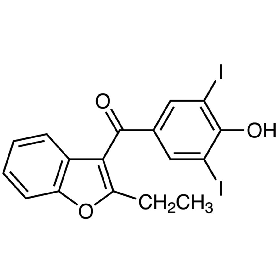 Benziodarone >98.0%(GC) - CAS 68-90-6