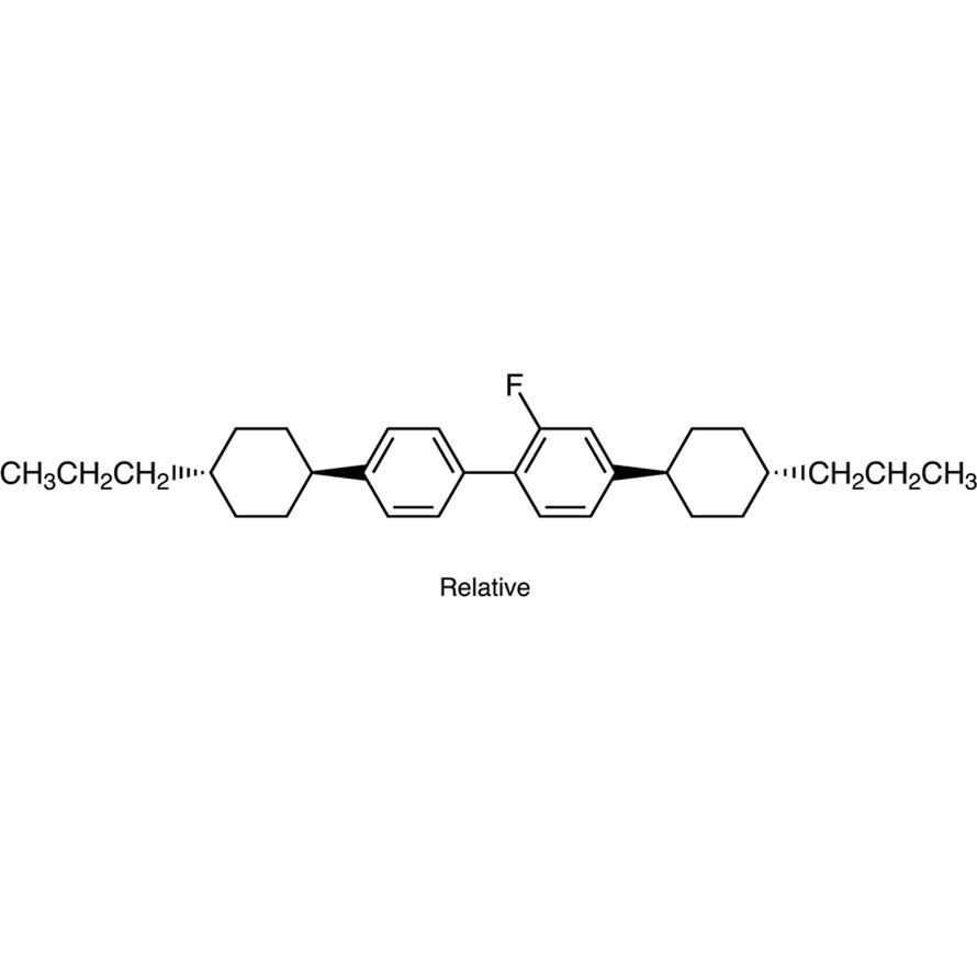 2-Fluoro-4,4'-bis(trans-4-propylcyclohexyl)biphenyl >98.0%(GC) - CAS 102714-93-2