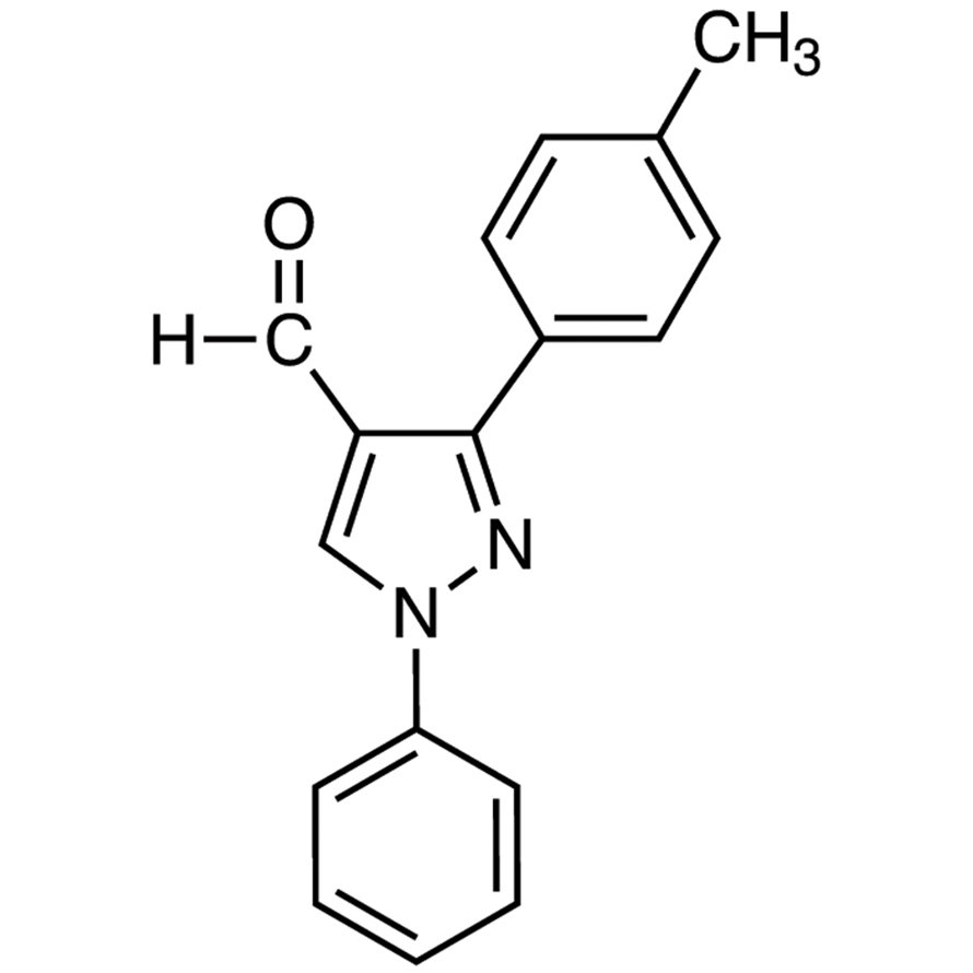 1-Phenyl-3-(p-tolyl)-1H-pyrazole-4-carboxaldehyde >98.0%(GC) - CAS 36640-52-5