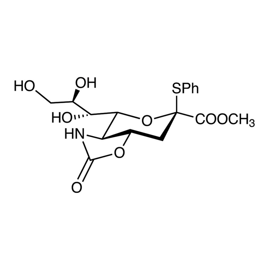Methyl 5-N,4-O-Carbonyl-3,5-dideoxy-2-S-phenyl-2-thio-D-glycero-β-D-galacto-2-nonulopyranosylonate >98.0%(HPLC) - CAS 934591-79-4