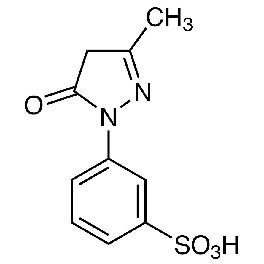 3-(3-Methyl-5-oxo-4,5-dihydro-1H-pyrazol-1-yl)benzenesulfonic Acid >98.0%(T)(HPLC) - CAS 119-17-5
