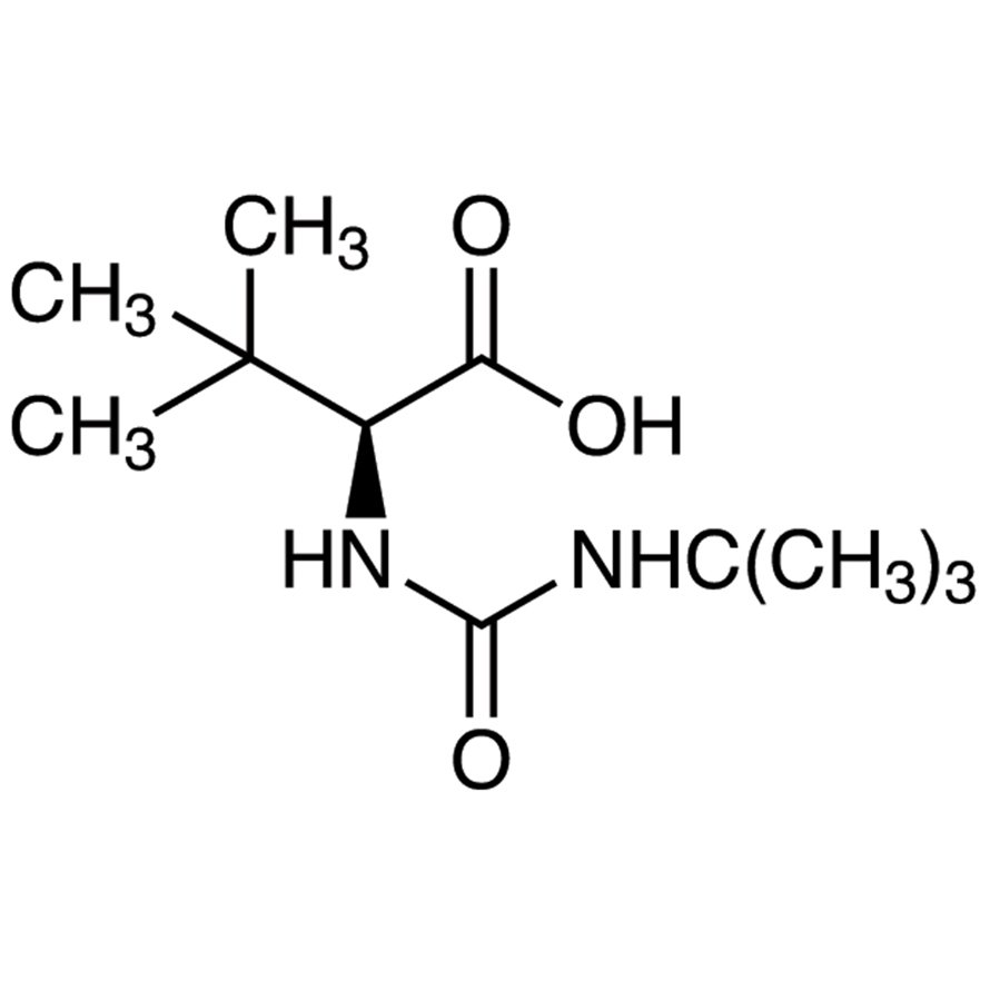 N-tert-Butylcarbamoyl-L-tert-leucine >98.0%(T)(HPLC) - CAS 101968-85-8