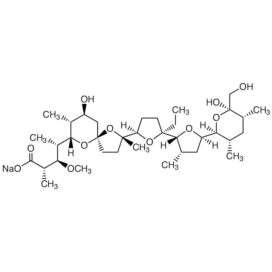 Monensin Sodium Salt >98.0%(T) - CAS 22373-78-0