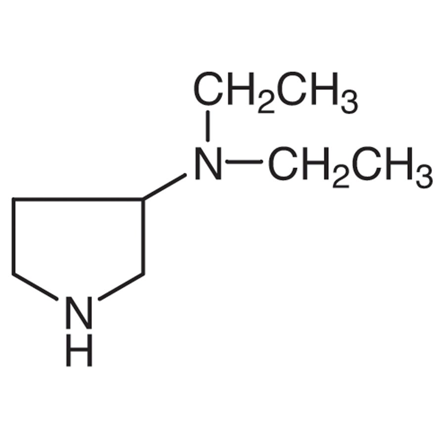 3-(Diethylamino)pyrrolidine >98.0%(T) - CAS 20984-81-0