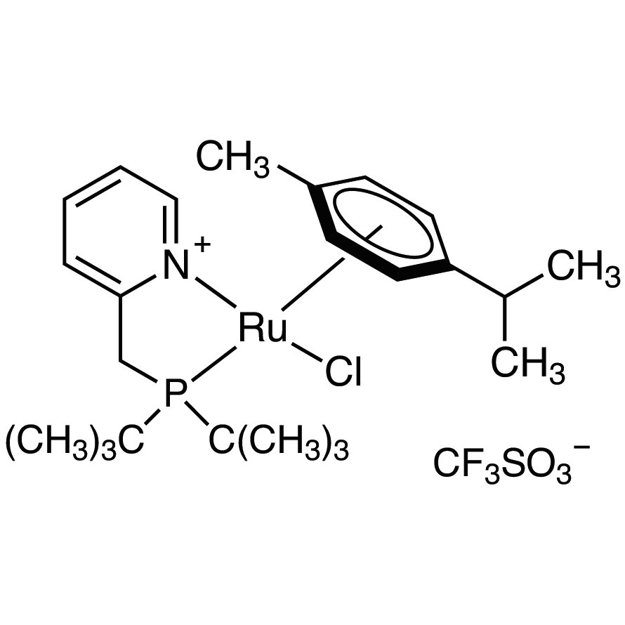 Chloro(p-cymene)[2-[(di-tert-butylphosphino)methyl]pyridine]ruthenium(II) Triflate  - CAS 2058252-91-6
