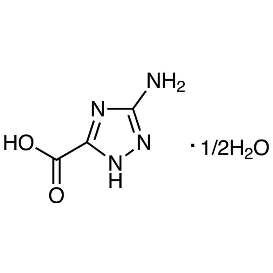 3-Amino-1,2,4-triazole-5-carboxylic Acid Hemihydrate >98.0%(T)(HPLC) - CAS 3641-13-2