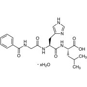 N-Hippuryl-L-histidyl-L-leucine Hydrate >98.0%(HPLC) - CAS 207386-83-2