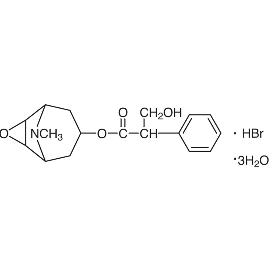 Scopolamine Hydrobromide Trihydrate >98.0%(T)(HPLC) - CAS 6533-68-2