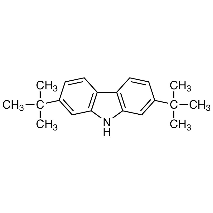 2,7-Di-tert-butyl-9H-carbazole >98.0%(GC) - CAS 69386-35-2