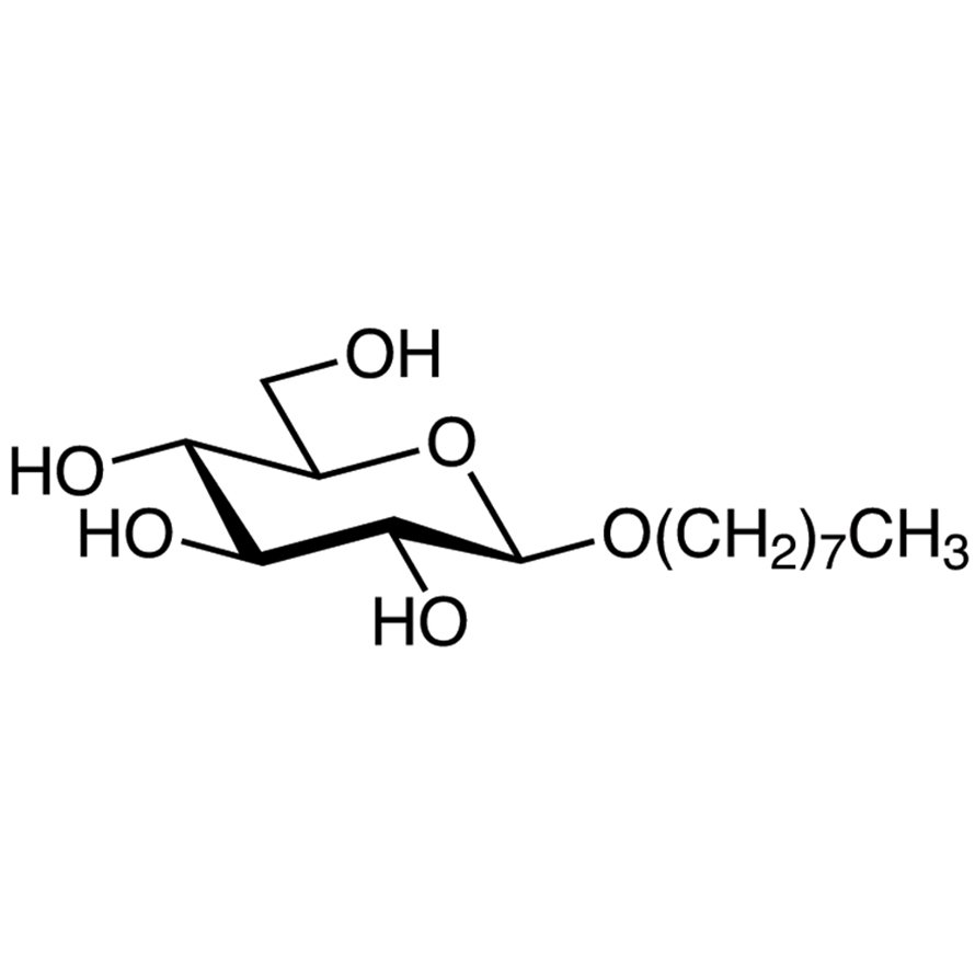n-Octyl β-D-Glucopyranoside >96.0%(GC) - CAS 29836-26-8