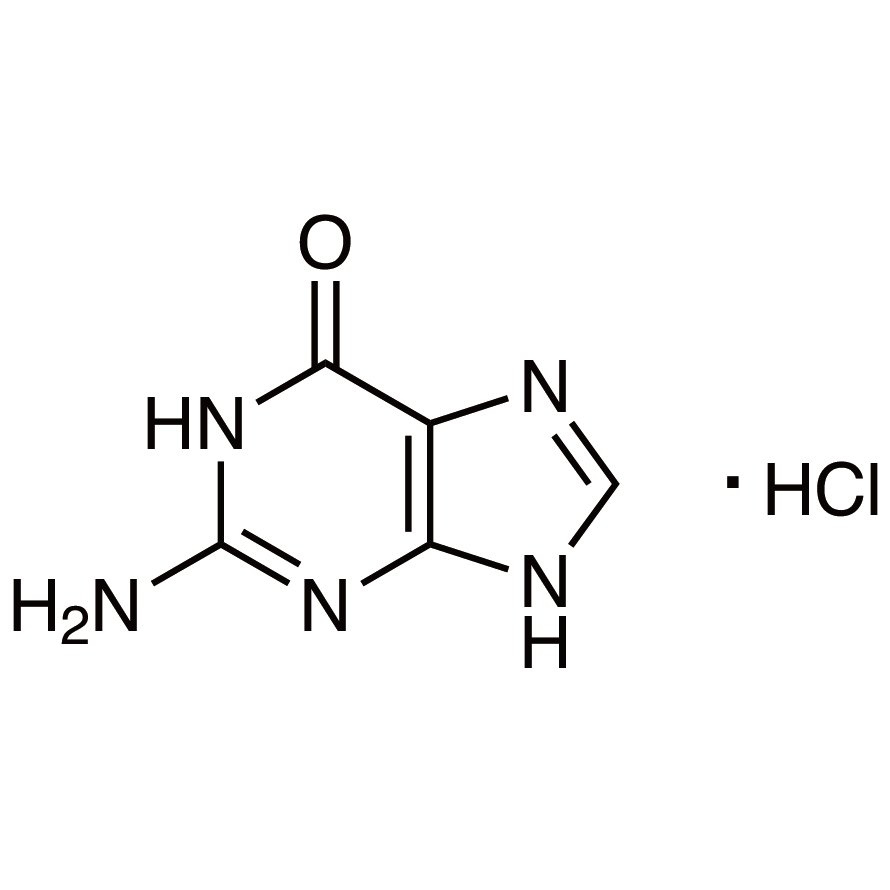 Guanine Hydrochloride >98.0%(T) - CAS 635-39-2