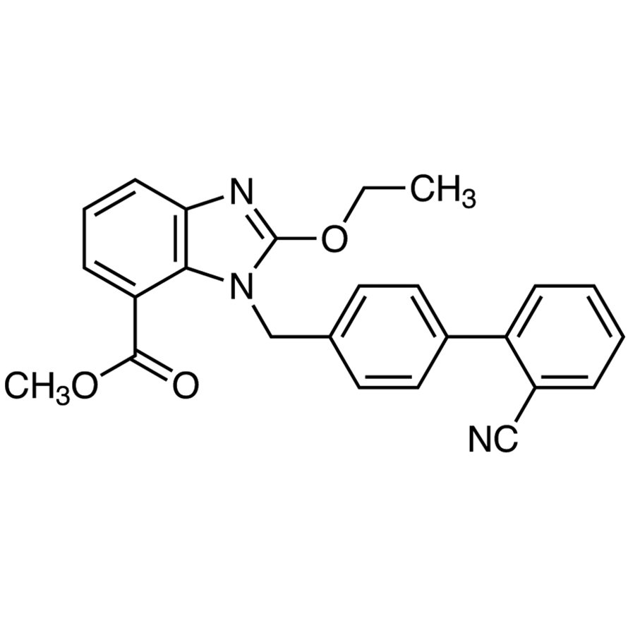 Methyl 1-[(2'-Cyano-[1,1'-biphenyl]-4-yl)methyl]-2-ethoxy-1H-benzo[d]imidazole-7-carboxylate >98.0%(HPLC)(N) - CAS 139481-44-0