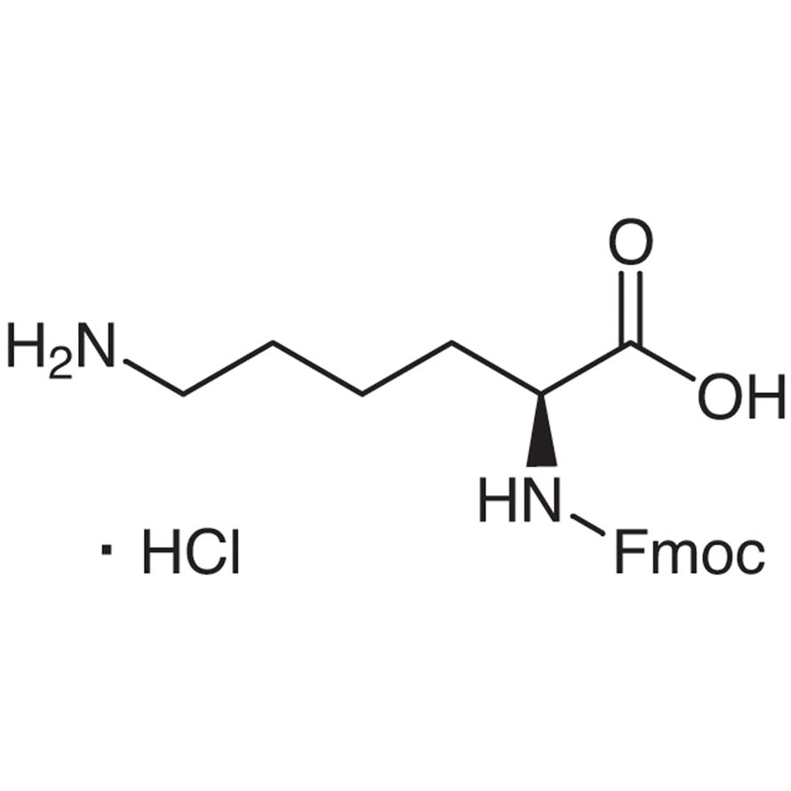 Nα-[(9H-Fluoren-9-ylmethoxy)carbonyl]-L-lysine Hydrochloride >98.0%(HPLC) - CAS 139262-23-0