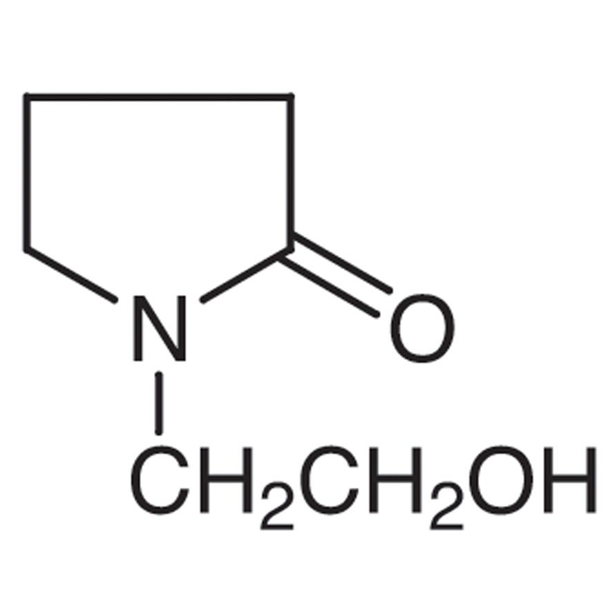 1-(2-Hydroxyethyl)-2-pyrrolidone >98.0%(GC) - CAS 3445-11-2