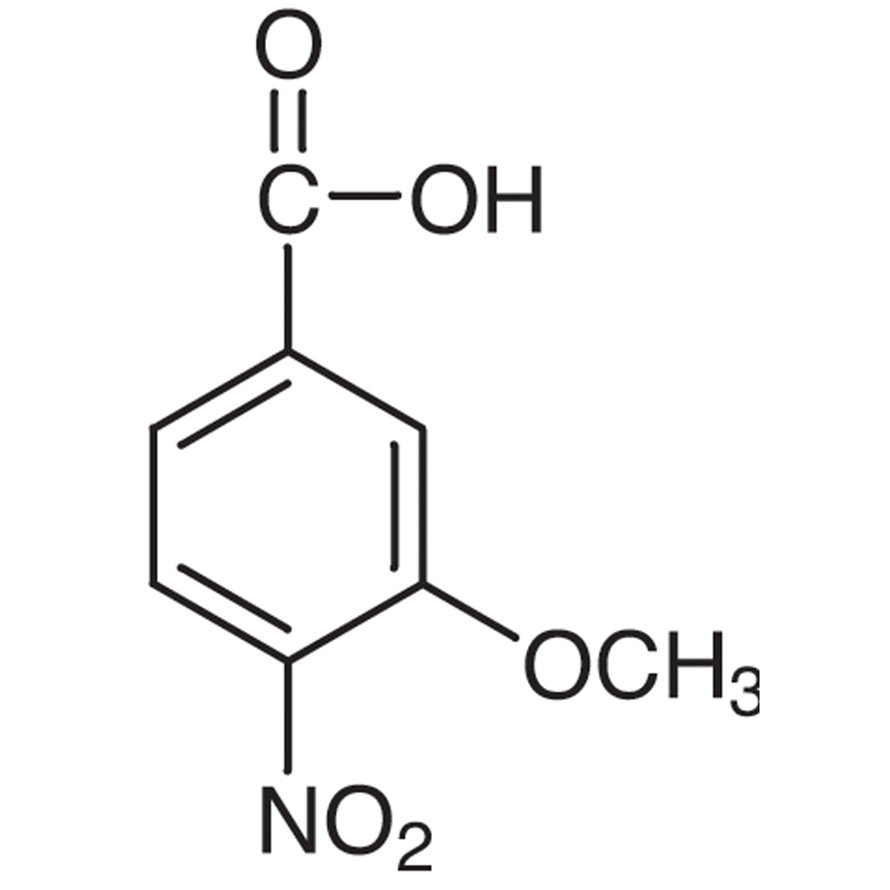 3-Methoxy-4-nitrobenzoic Acid >98.0%(GC)(T) - CAS 5081-36-7