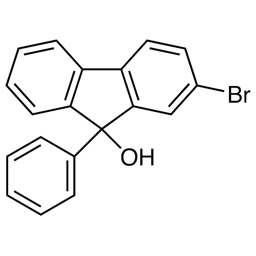 2-Bromo-9-phenyl-9H-fluoren-9-ol >98.0%(GC) - CAS 736928-22-6