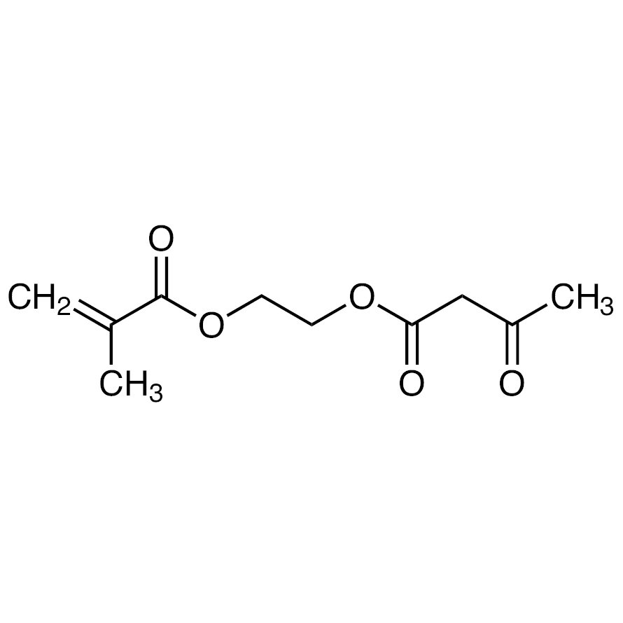 Ethylene Glycol Monoacetoacetate Monomethacrylate (stabilized with BHT) >95.0%(HPLC) - CAS 21282-97-3