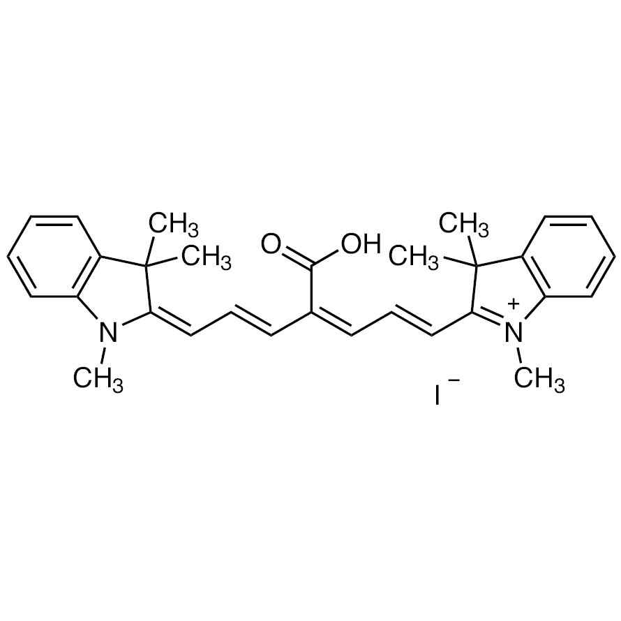 2-[(1E,3Z,5E,7E)-4-Carboxy-7-(1,3,3-trimethyl-1,3-dihydro-2H-indol-2-ylidene)-1,3,5-heptatrien-1-yl]-1,3,3-trimethyl-3H-indolium Iodide >80.0%(HPLC) - CAS 2311980-68-2