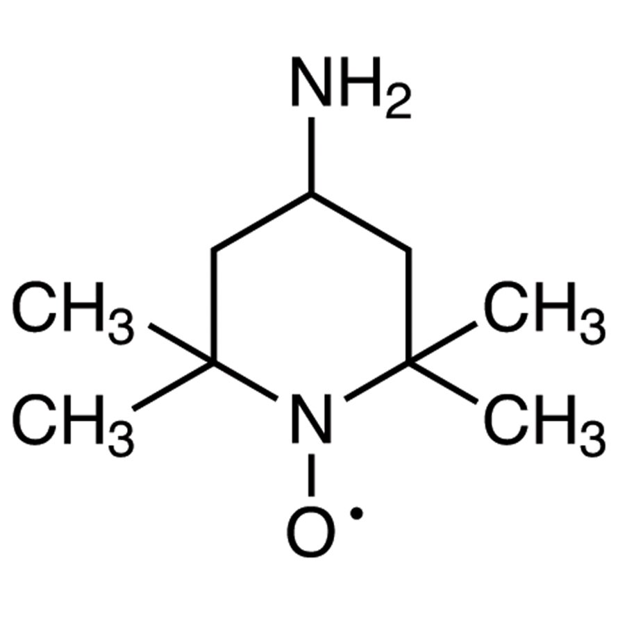 4-Amino-2,2,6,6-tetramethylpiperidine 1-Oxyl Free Radical (purified by sublimation) >98.0%(GC) - CAS 14691-88-4