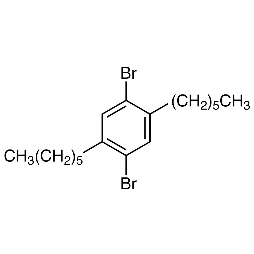 1,4-Dibromo-2,5-dihexylbenzene >98.0%(GC) - CAS 117635-21-9
