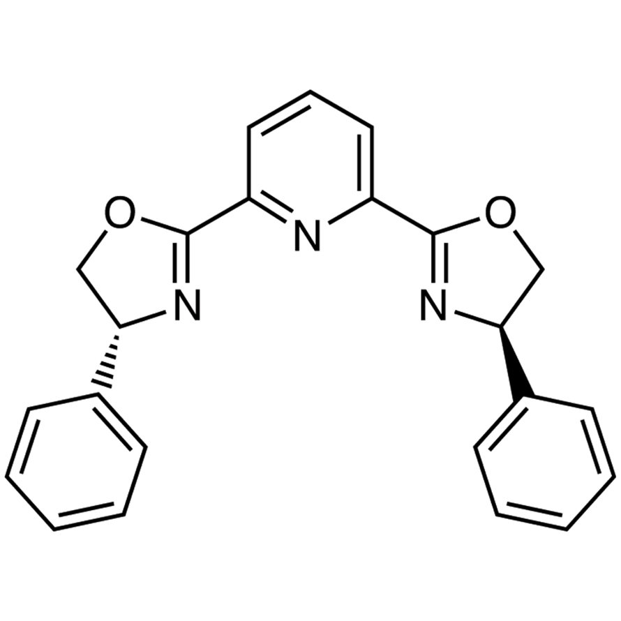 (R,R)-2,6-Bis(4-phenyl-2-oxazolin-2-yl)pyridine >98.0%(T)(HPLC) - CAS 128249-70-7