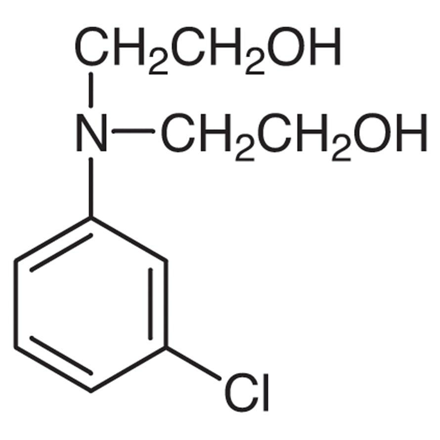 N,N-Bis(2-hydroxyethyl)-3-chloroaniline >90.0%(GC) - CAS 92-00-2