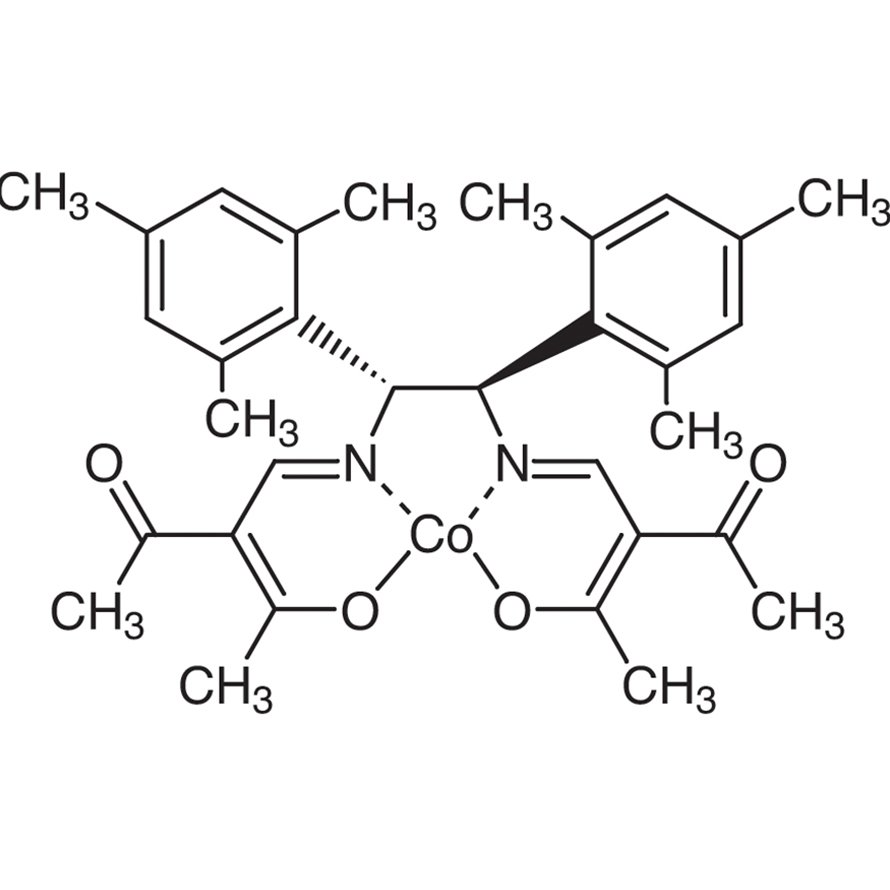 (1R,2R)-N,N'-Bis(2-acetyl-3-oxo-2-butenylidene)-1,2-dimesitylethylenediaminato Cobalt(II)  - CAS 361346-80-7