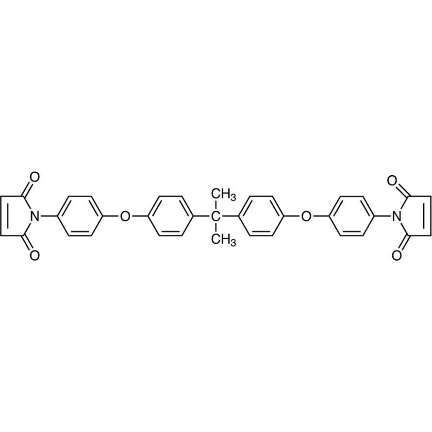 2,2-Bis[4-(4-maleimidophenoxy)phenyl]propane >98.0%(HPLC)(N) - CAS 79922-55-7