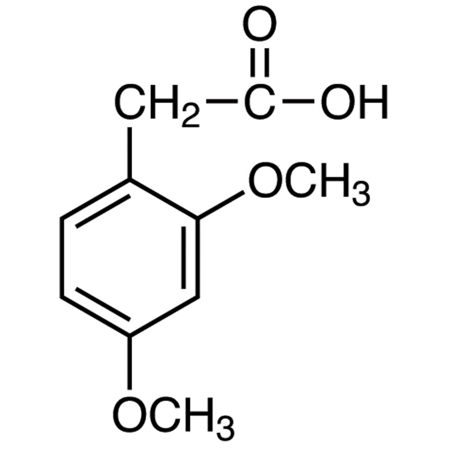 2,4-Dimethoxyphenylacetic Acid >98.0%(GC)(T) - CAS 6496-89-5