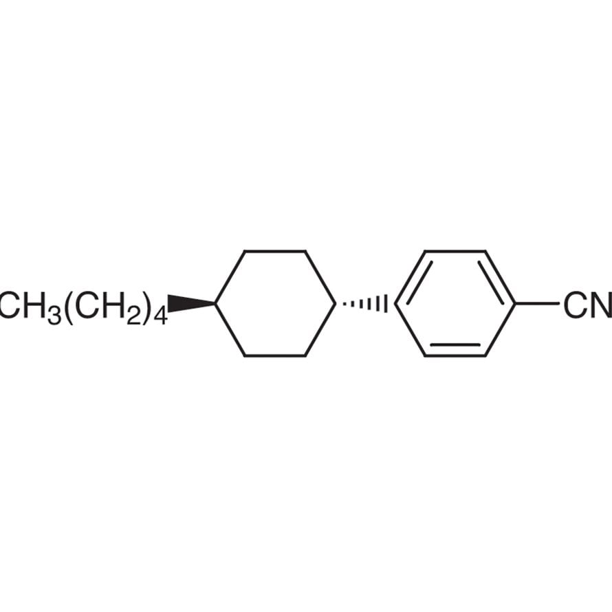 4-(trans-4-Amylcyclohexyl)benzonitrile >98.0%(GC) - CAS 61204-01-1