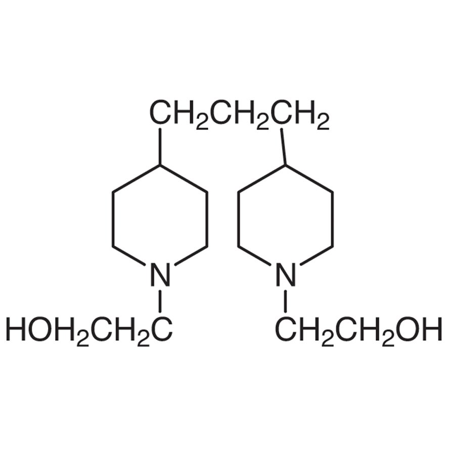 1,3-Bis[1-(2-hydroxyethyl)-4-piperidyl]propane >98.0%(GC) - CAS 18073-84-2