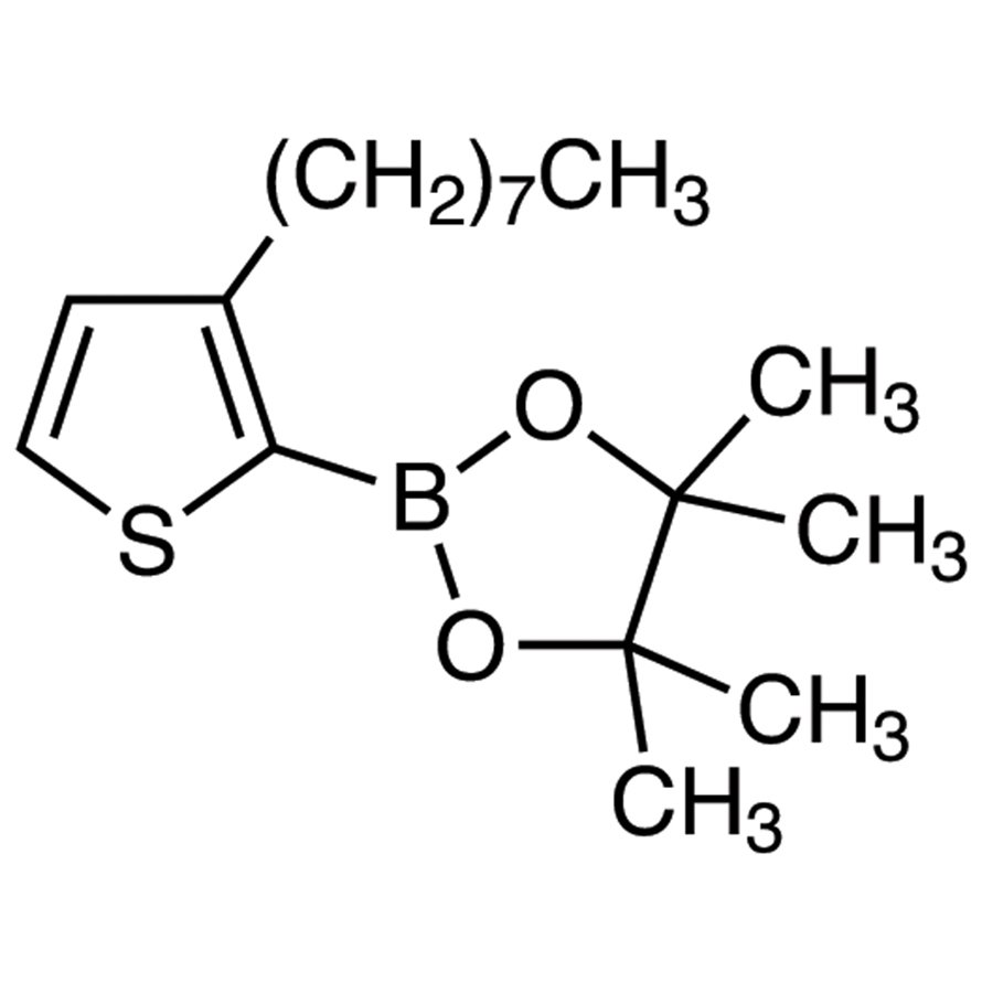 3-n-Octyl-2-(4,4,5,5-tetramethyl-1,3,2-dioxaborolan-2-yl)thiophene >98.0%(GC) - CAS 405165-14-2