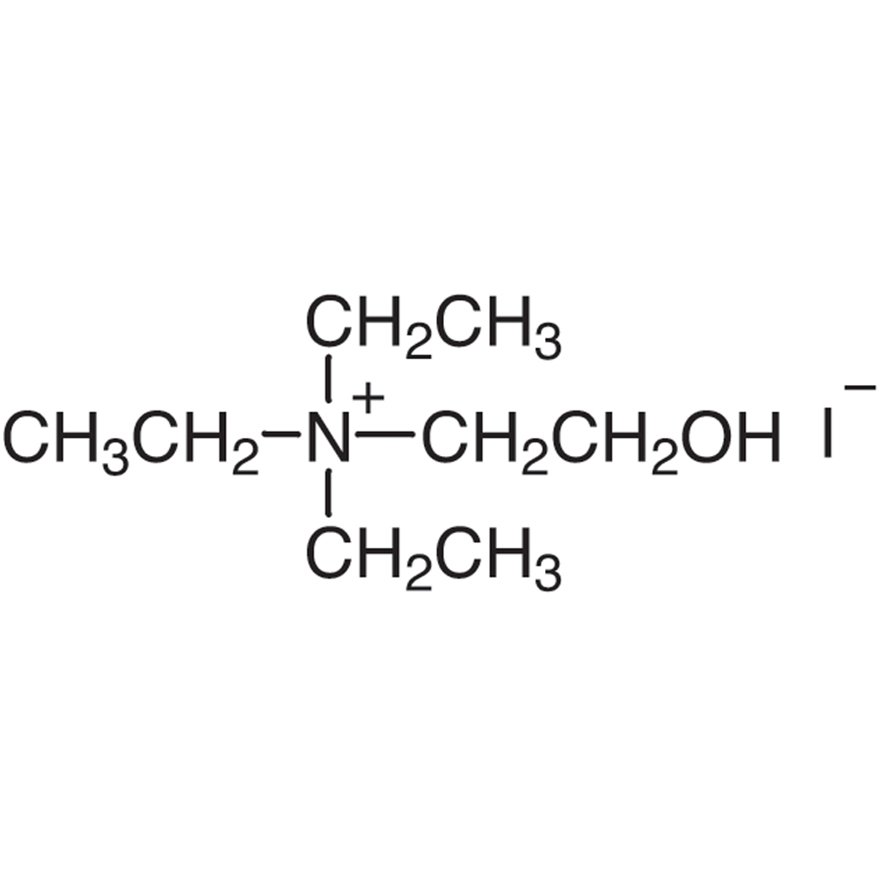 (2-Hydroxyethyl)triethylammonium Iodide >98.0%(T) - CAS 5957-17-5