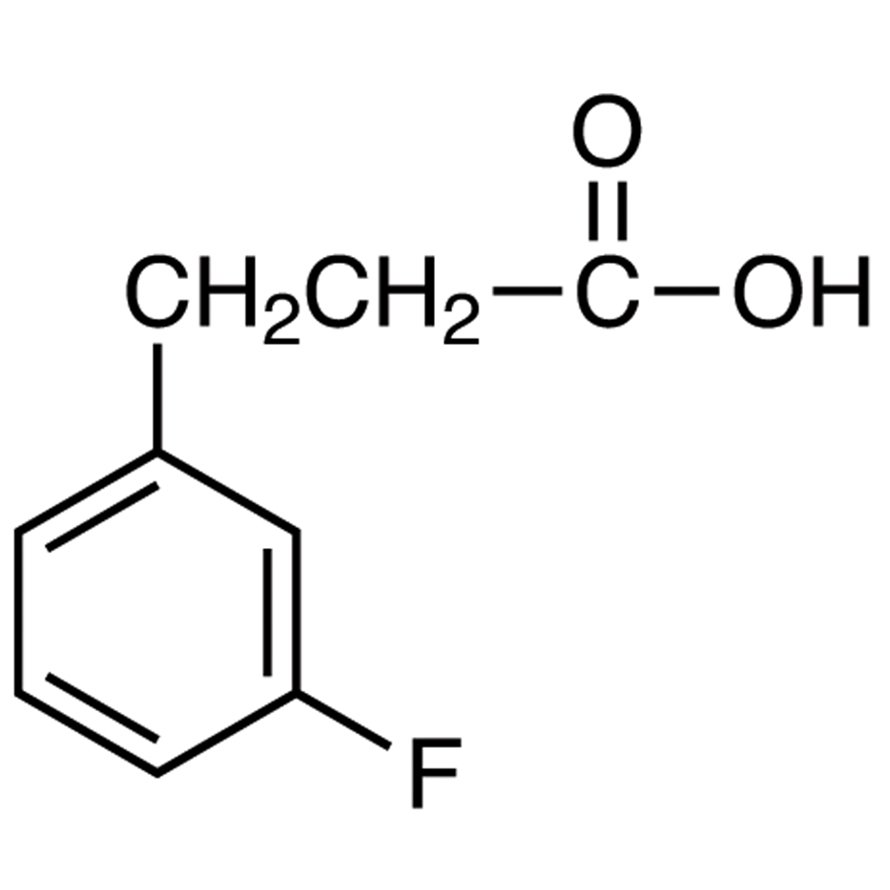 3-(3-Fluorophenyl)propionic Acid >97.0%(GC)(T) - CAS 458-45-7