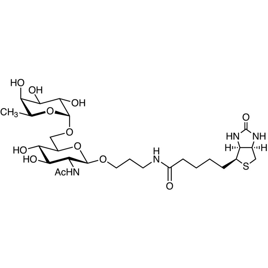Fucα(1-6)GlcNAc-β-propylamido-biotin  - CAS 1995898-23-1