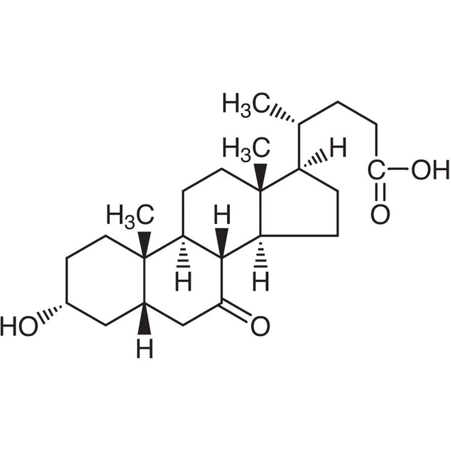 3α-Hydroxy-7-oxo-5β-cholanic Acid >97.0%(T) - CAS 4651-67-6