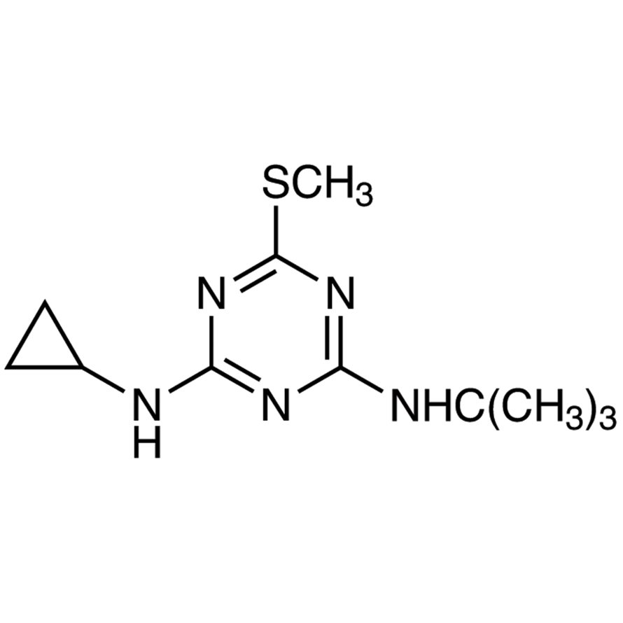 2-(tert-Butylamino)-4-(cyclopropylamino)-6-(methylthio)-1,3,5-triazine >98.0%(T) - CAS 28159-98-0