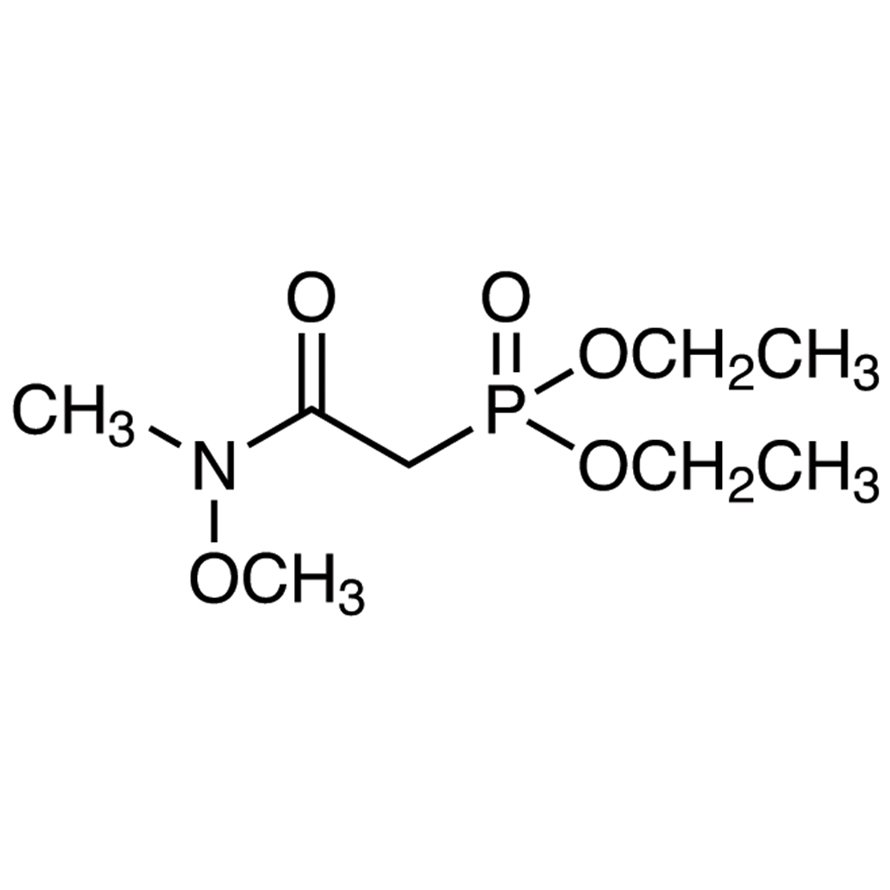 Diethyl (N-Methoxy-N-methylcarbamoylmethyl)phosphonate >97.0%(GC) - CAS 124931-12-0