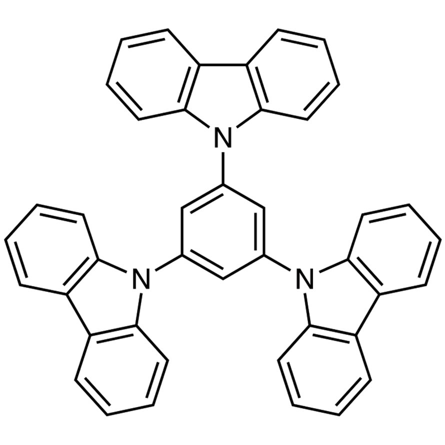 1,3,5-Tri(9H-carbazol-9-yl)benzene (purified by sublimation) >98.0%(HPLC) - CAS 148044-07-9