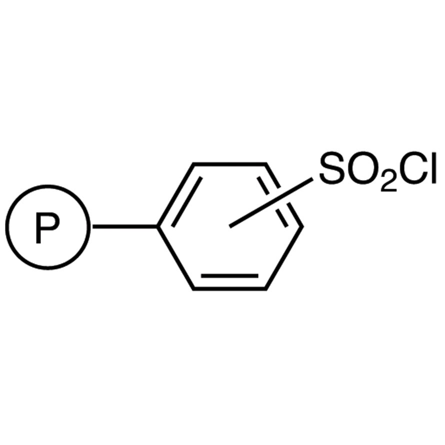 Sulfonyl Chloride Polystyrene Resin cross-linked with 1% DVB (50-100mesh) (4.5-5.3mmol/g)  - CAS 163894-16-4