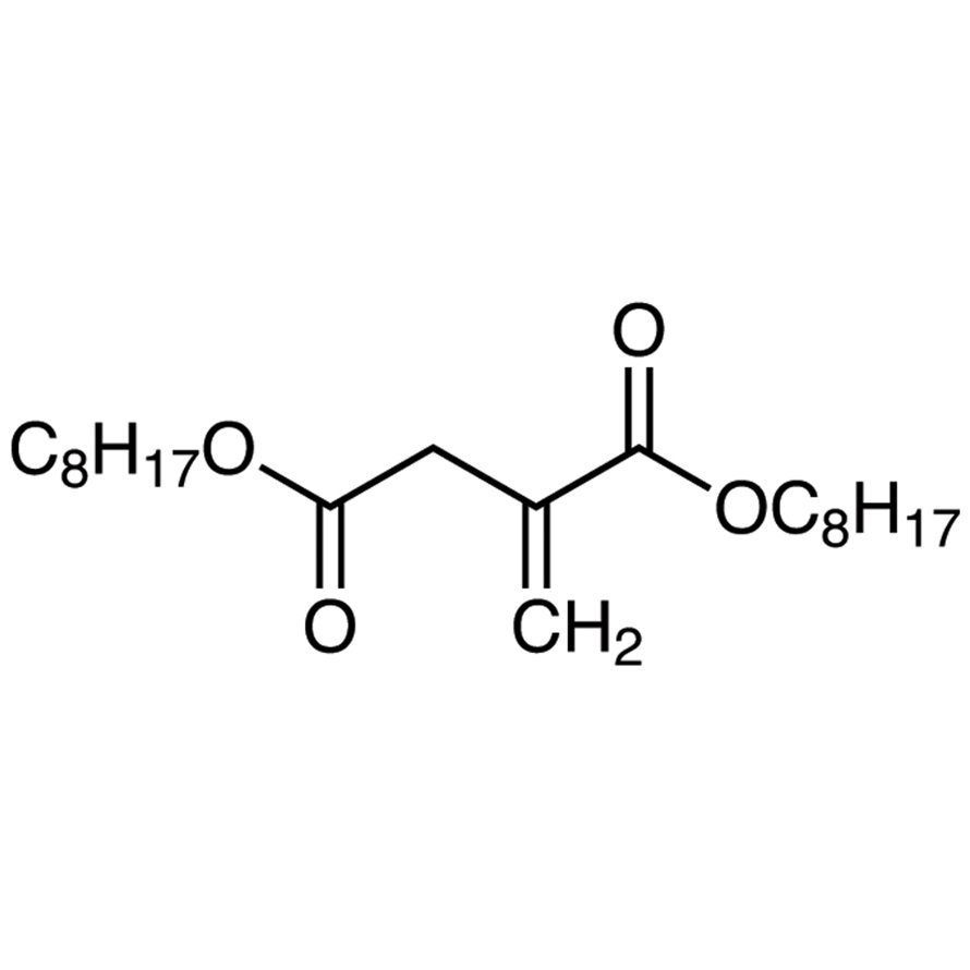 Bis(2-ethylhexyl) Itaconate (stabilized with HQ) >94.0%(GC) - CAS 2287-83-4