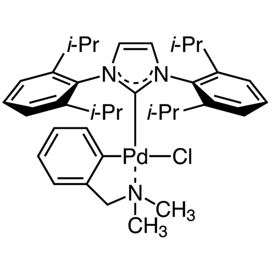 Chloro[[1,3-bis(2,6-diisopropylphenyl)imidazol-2-ylidene](N,N-dimethylbenzylamine)palladium(II)] >97.0%(T) - CAS 930796-10-4