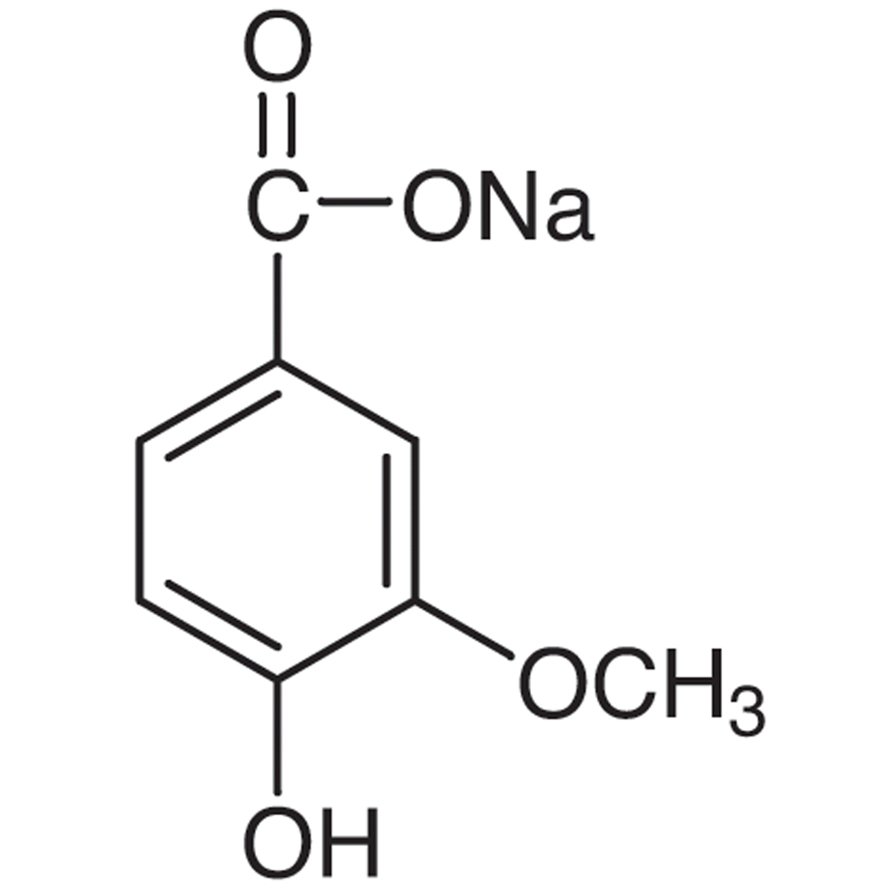 Sodium 4-Hydroxy-3-methoxybenzoate >98.0%(GC)(T) - CAS 28508-48-7