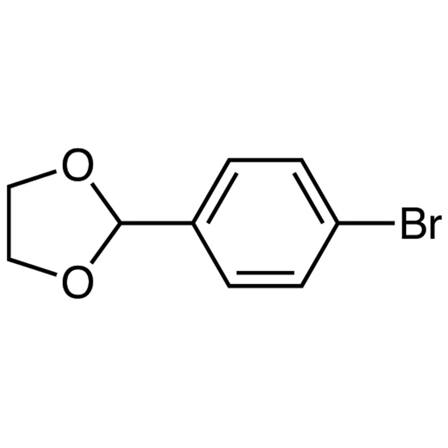 2-(4-Bromophenyl)-1,3-dioxolane >98.0%(GC) - CAS 10602-01-4