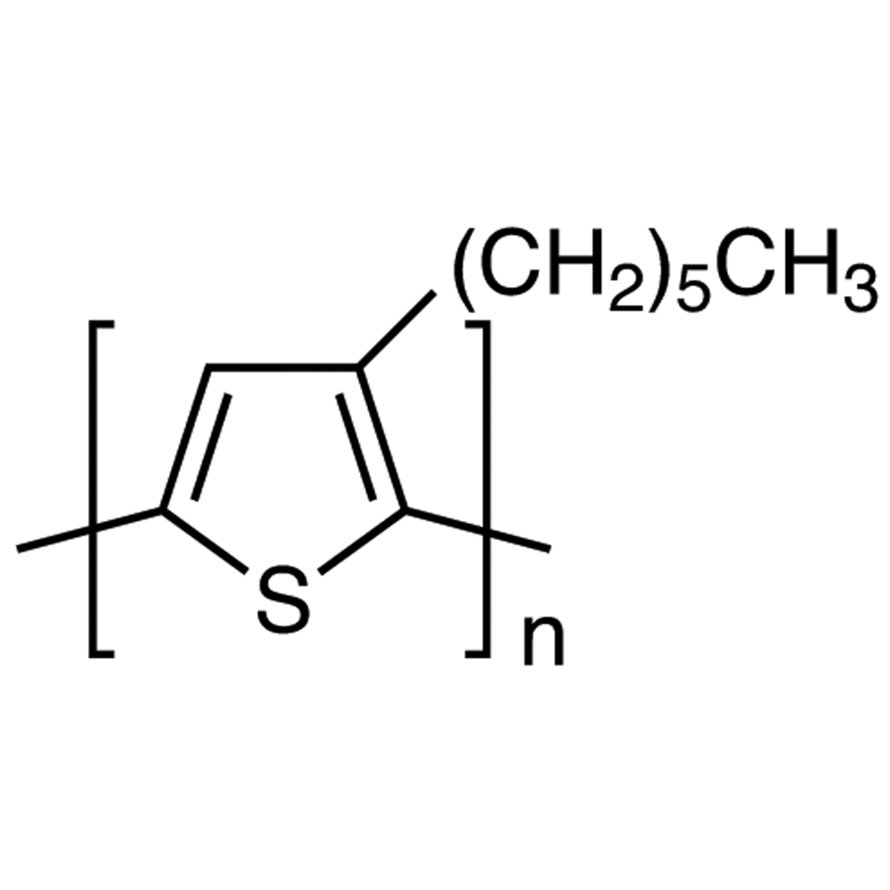 Poly(3-hexylthiophene-2,5-diyl) (regioregular) [for organic electronics]  - CAS 110134-47-9