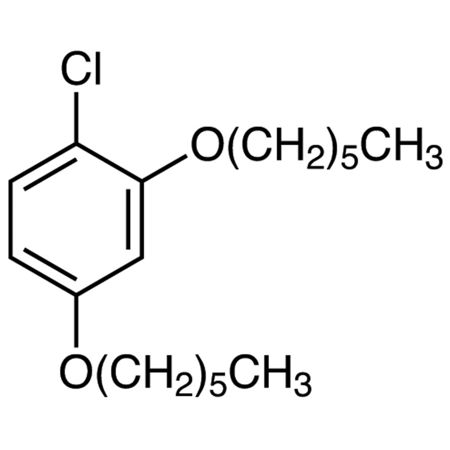 1-Chloro-2,4-bis(hexyloxy)benzene >96.0%(GC) - CAS 851228-26-7
