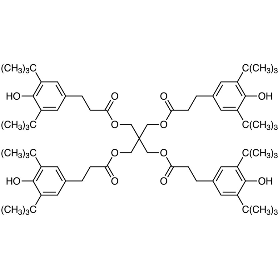 Pentaerythritol Tetrakis[3-(3,5-di-tert-butyl-4-hydroxyphenyl)propionate] >95.0%(HPLC) - CAS 6683-19-8