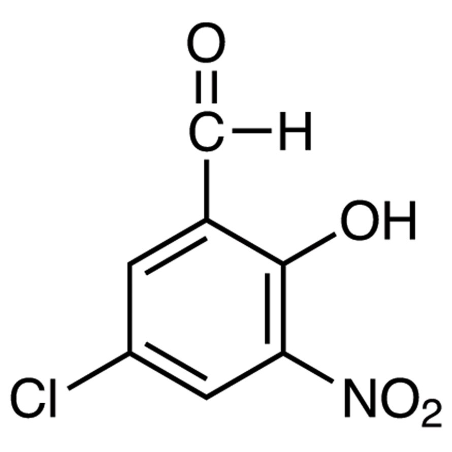 5-Chloro-3-nitrosalicylaldehyde >98.0%(GC)(T) - CAS 16634-90-5